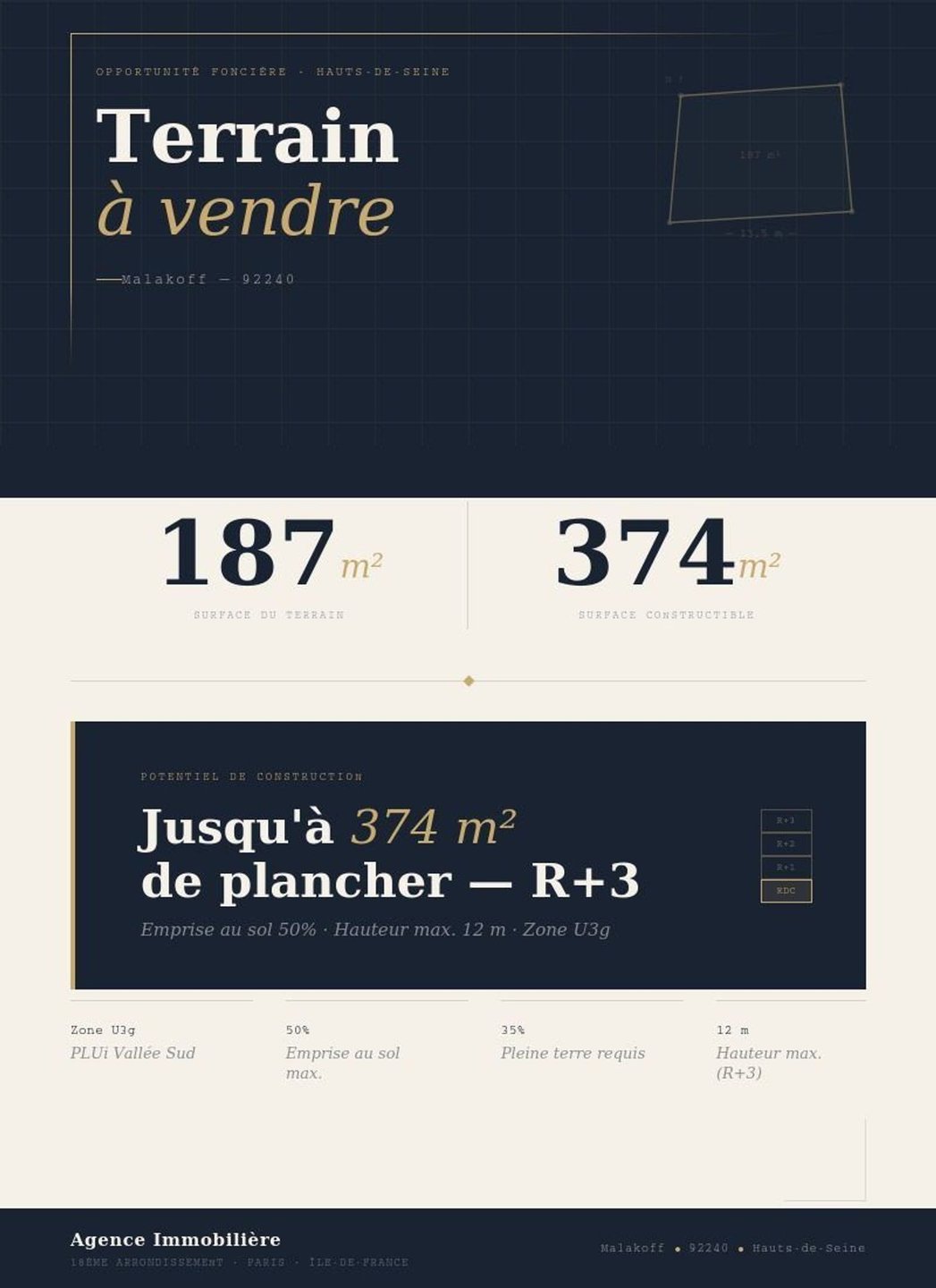 Maison à vendre, 374m², Malakoff