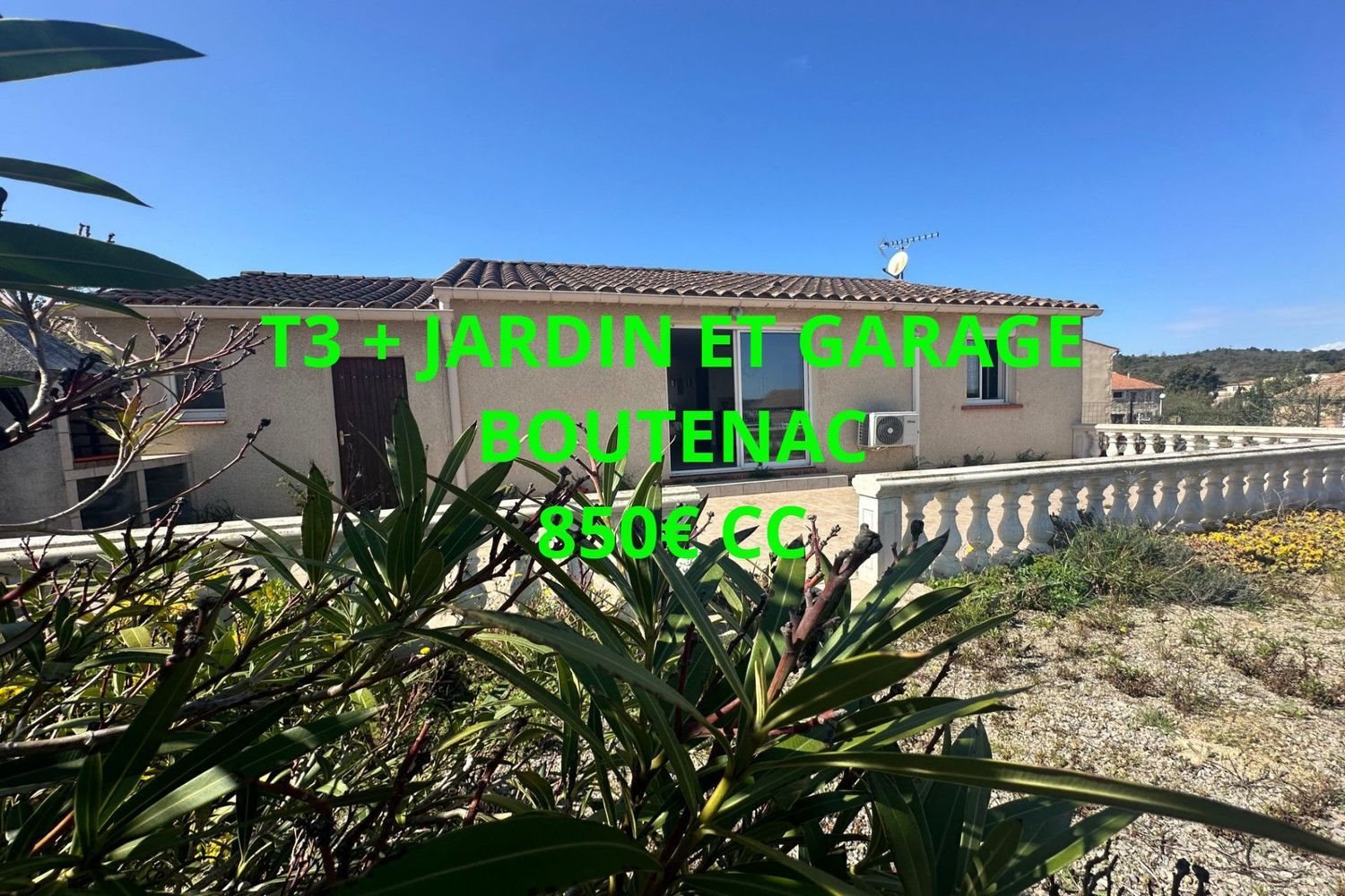 Maison à louer, 75m², Boutenac