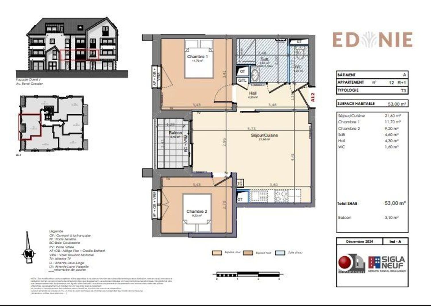 Appartement à vendre, 53m², Berck