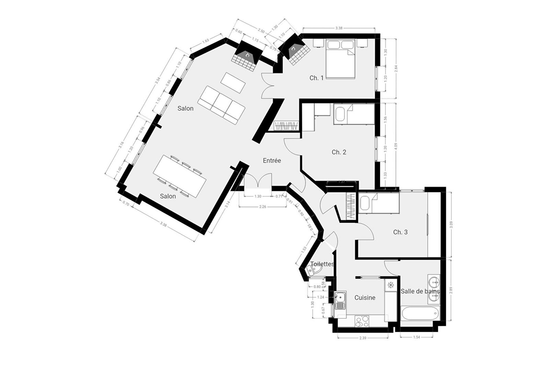 Maison à vendre, 101m², Paris 10ème