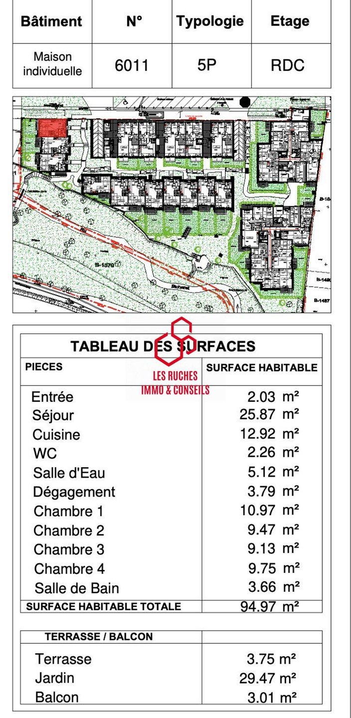 Maison à vendre, 94m², Montévrain