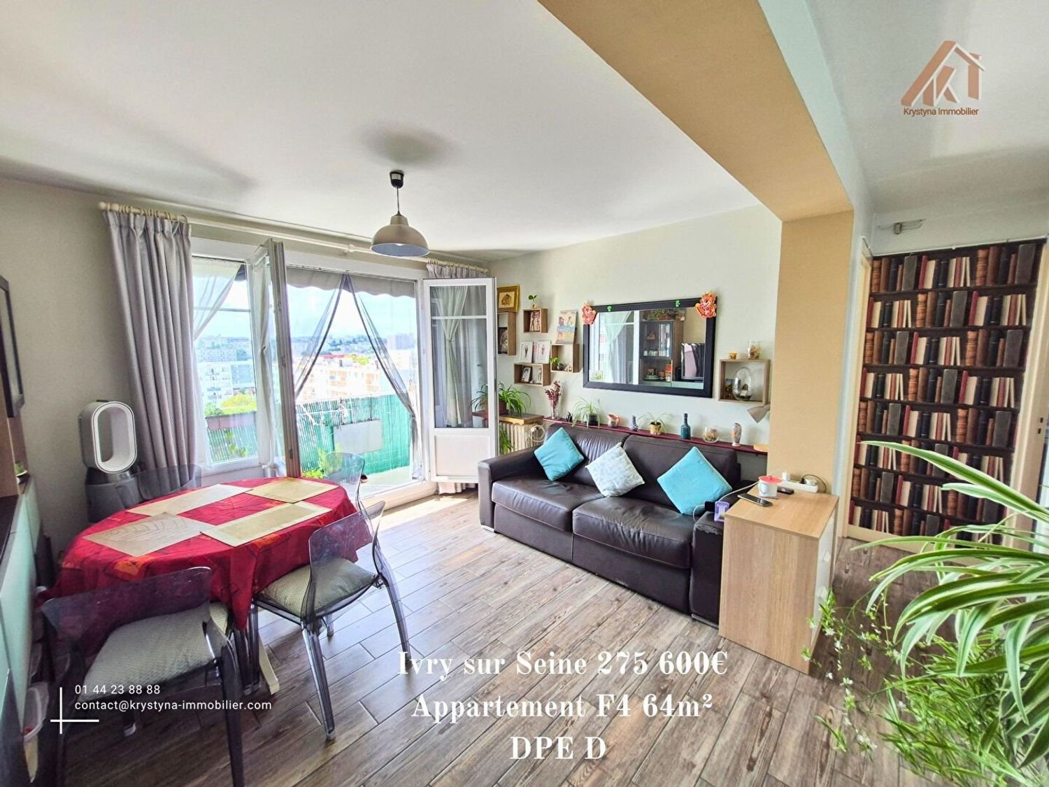 Appartement à vendre, 64m², Ivry-sur-Seine