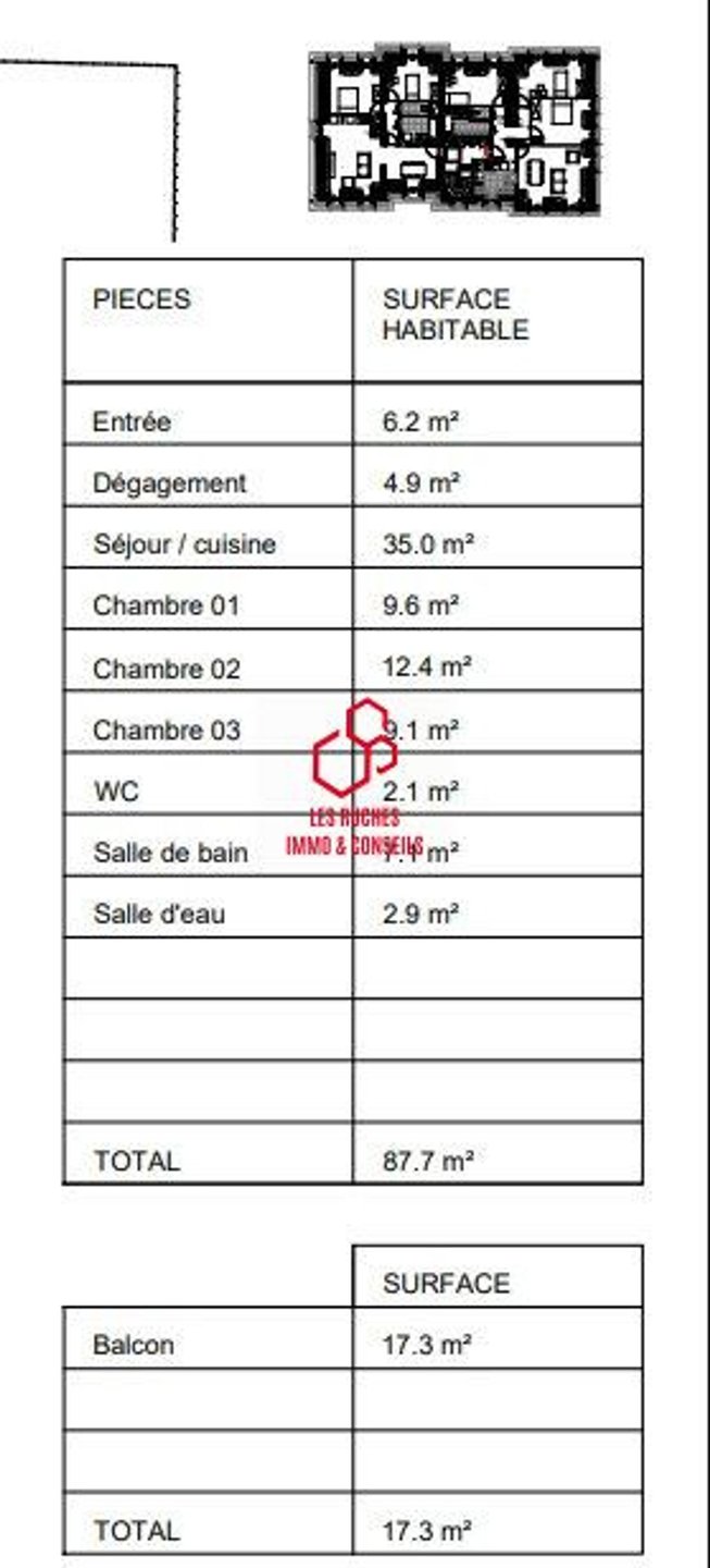 Appartement à vendre, 87m², Sceaux
