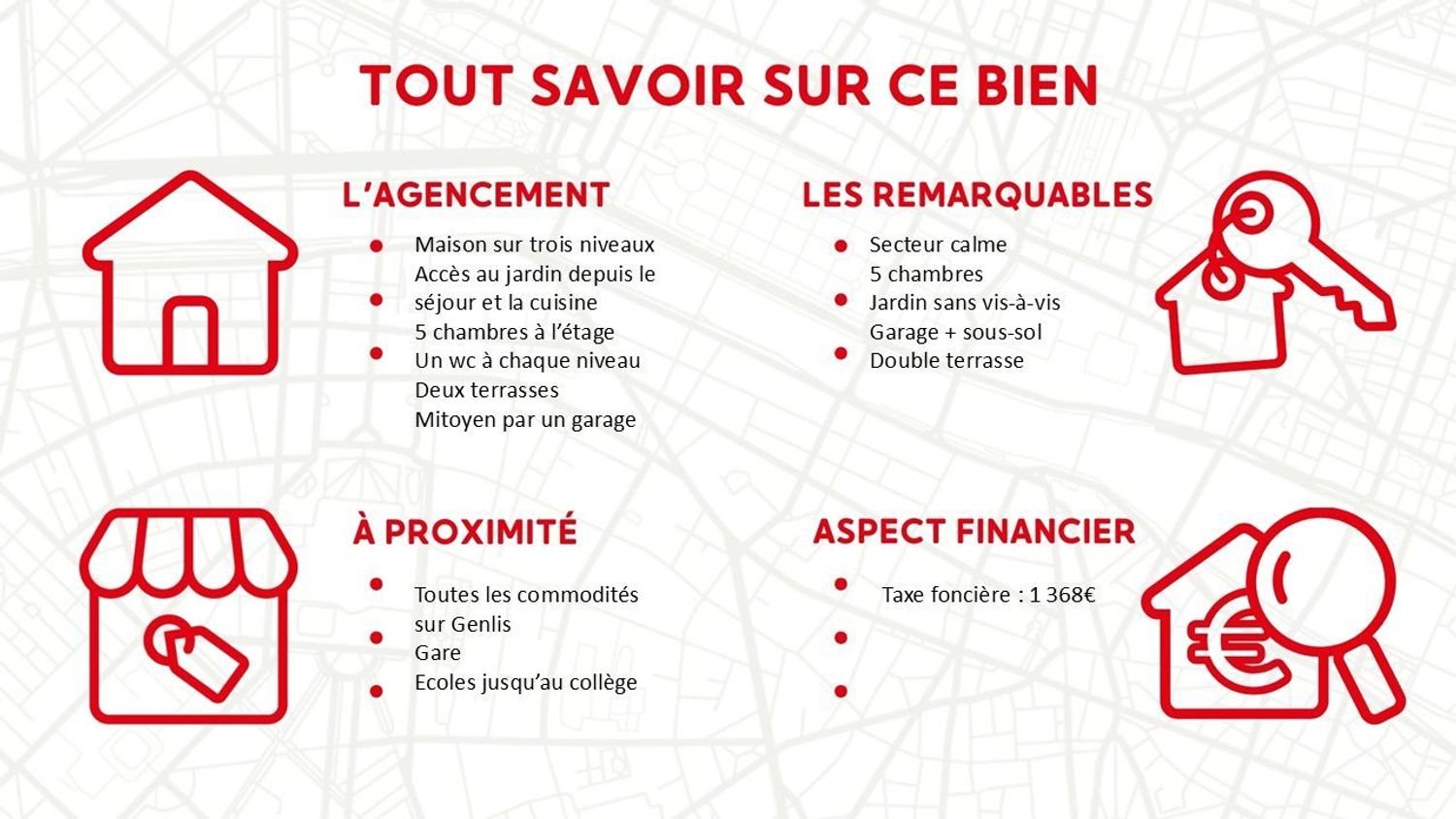 Maison à vendre, 100m², Genlis