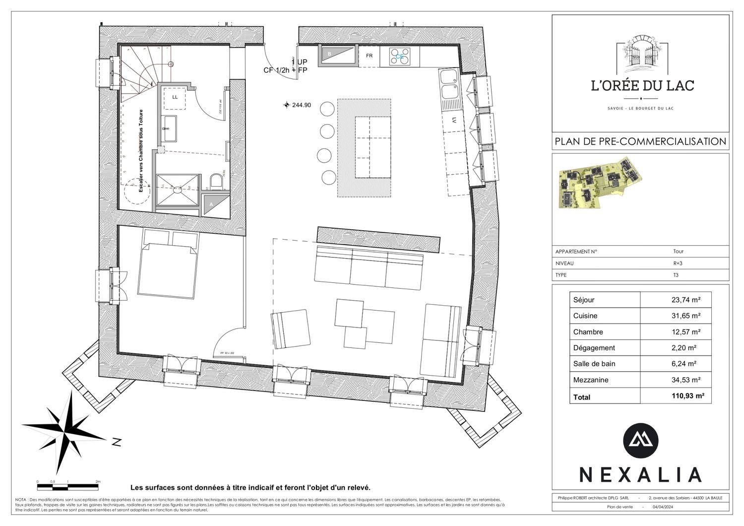 Appartement à louer, 110m², Le Bourget-du-Lac