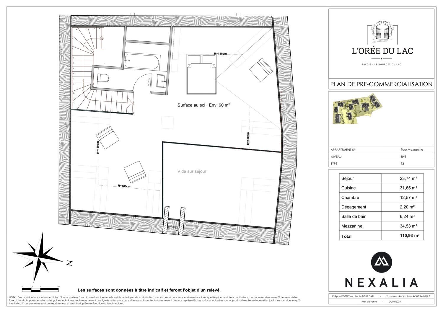Appartement à louer, 110m², Le Bourget-du-Lac
