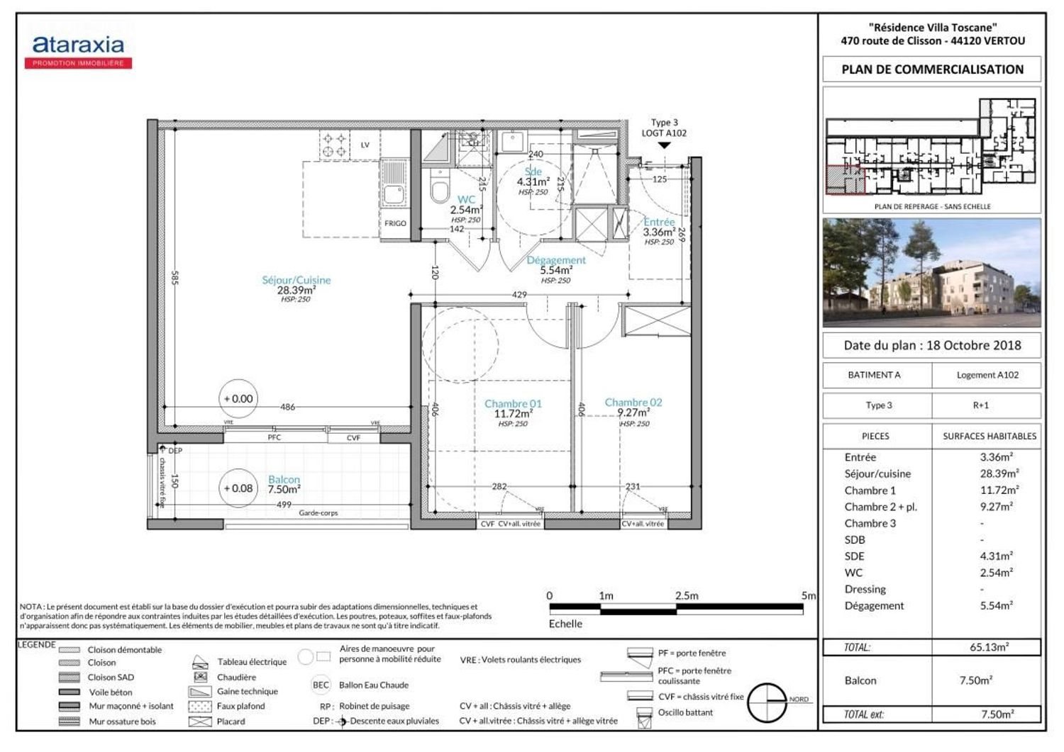 Appartement à louer, 65m², Vertou