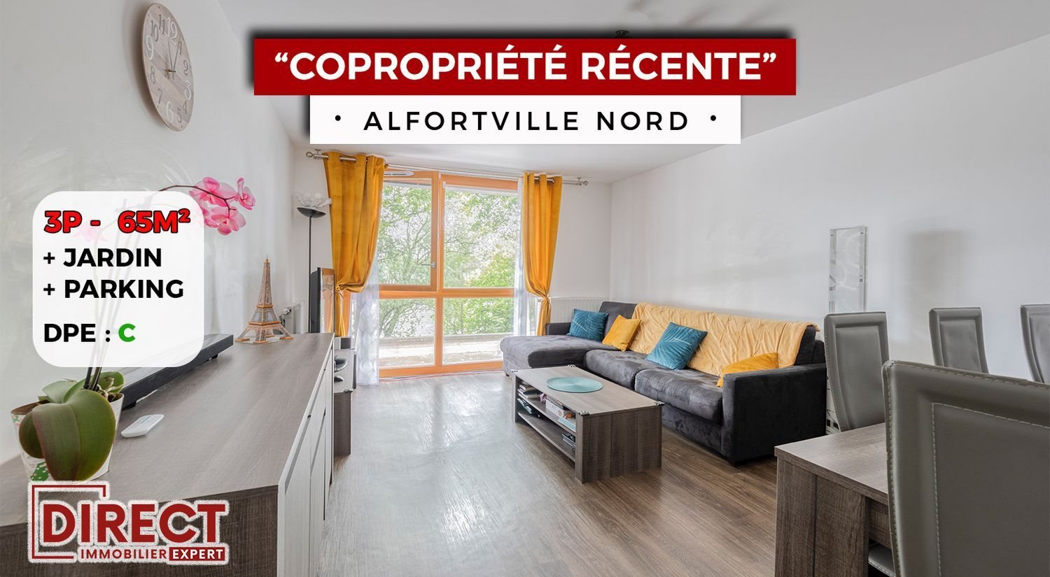 Appartement à vendre, 66m², Alfortville
