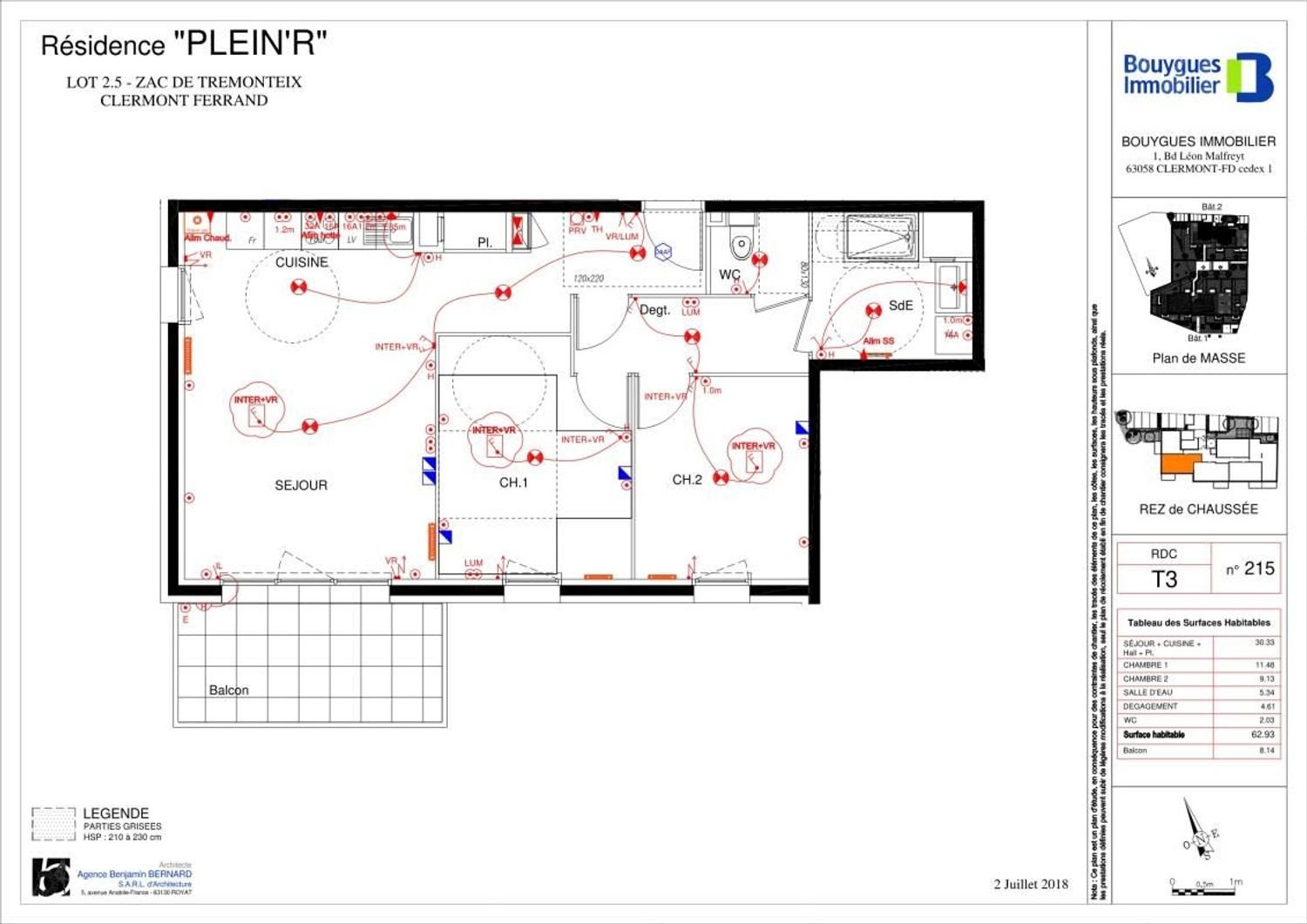Appartement à louer, 62m², Clermont-Ferrand