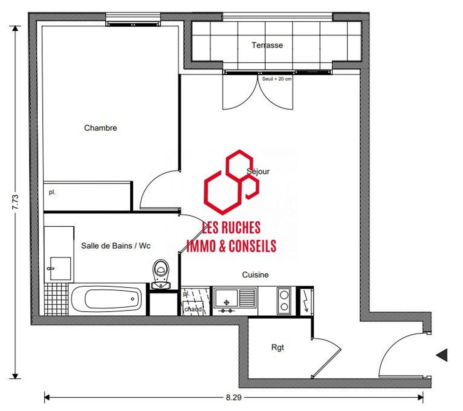 Appartement à vendre, 43m², Livry-Gargan