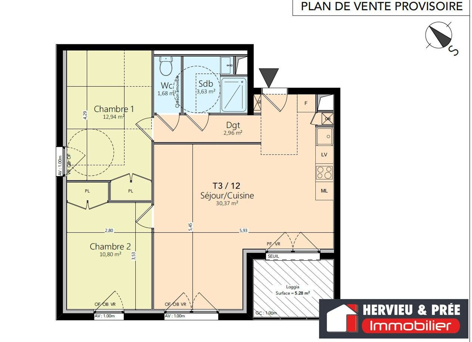 Appartement à vendre, 62m², Lion-sur-Mer