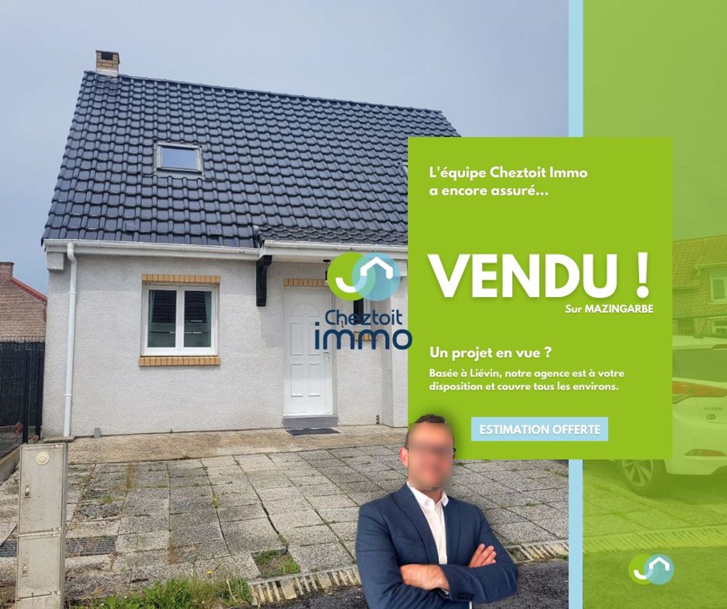 Maison à vendre, 108m², Mazingarbe
