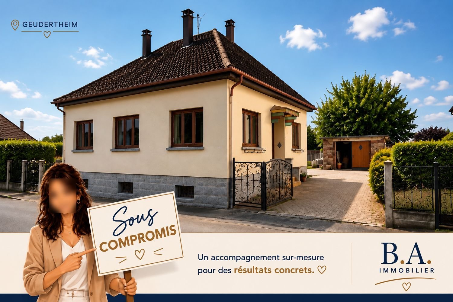 Maison à vendre, 94m², Geudertheim