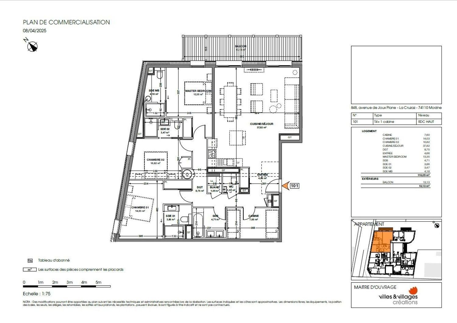 Appartement à vendre, 113m², Morzine (Avoriaz)