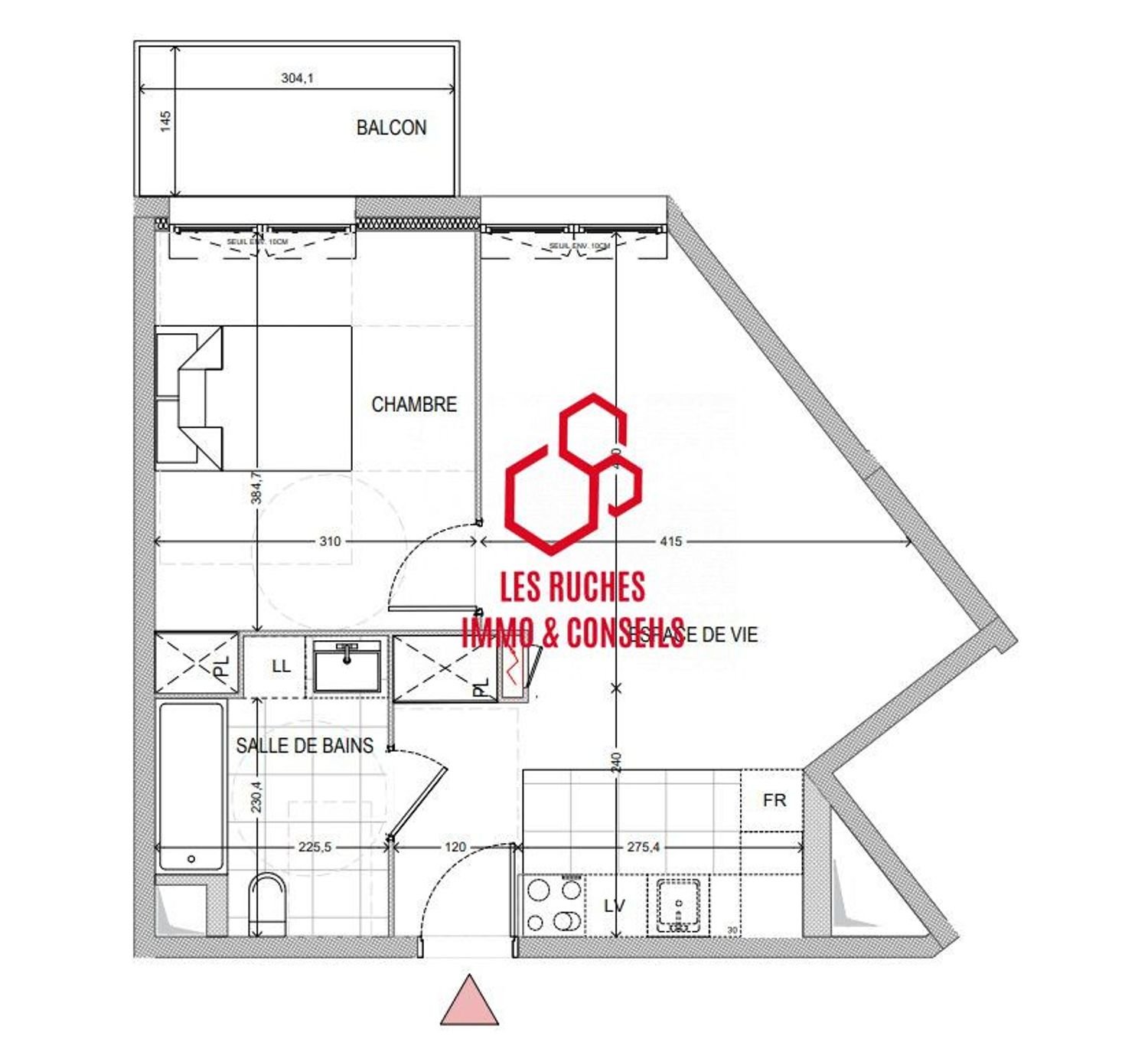 Appartement à vendre, 43m², Lagny-sur-Marne