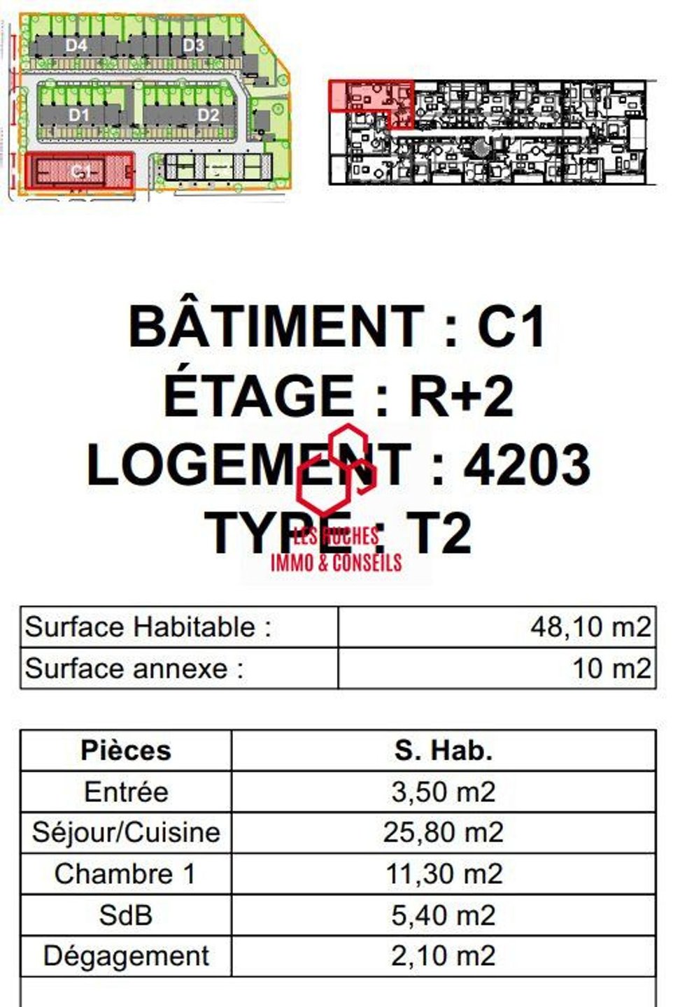 Appartement à vendre, 48m², Creil