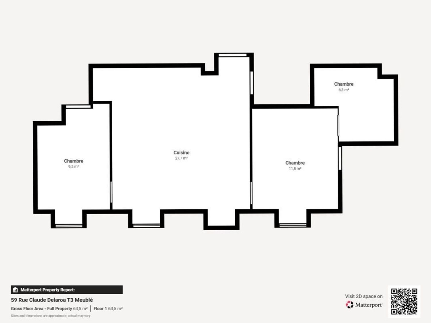 Appartement à louer, 62m², Saint-Étienne