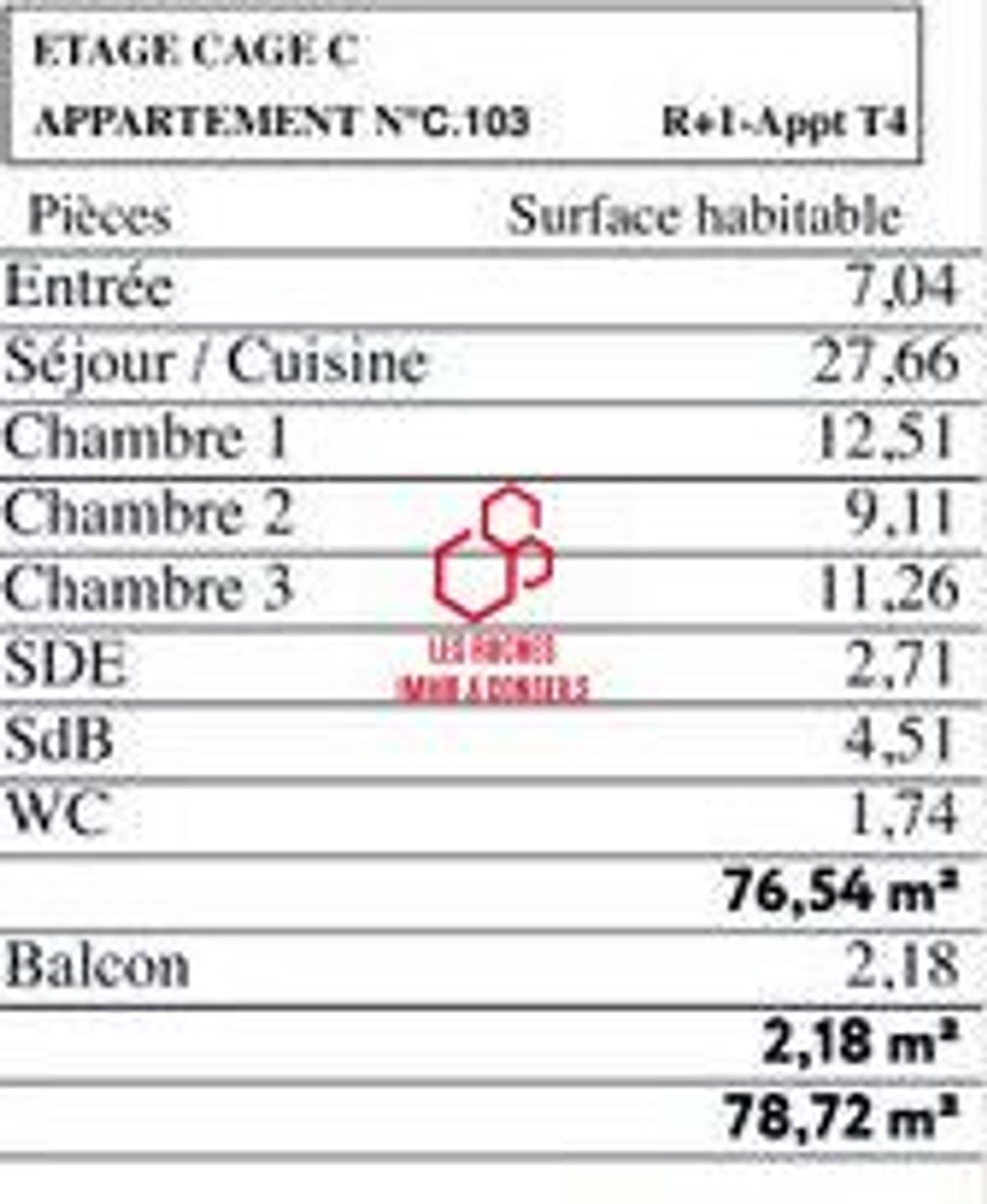 Appartement à vendre, 76m², Le Blanc-Mesnil