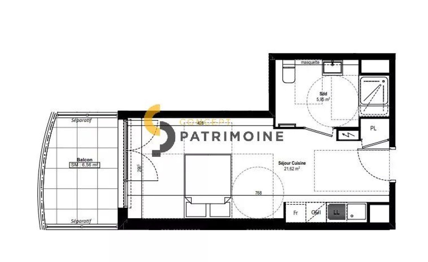 Appartement à vendre, 27m², Antibes
