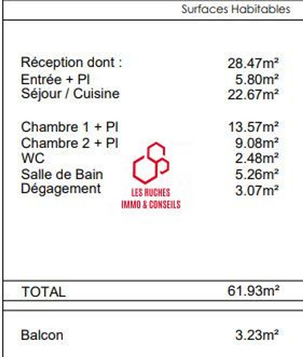 Appartement à vendre, 61m², Chelles