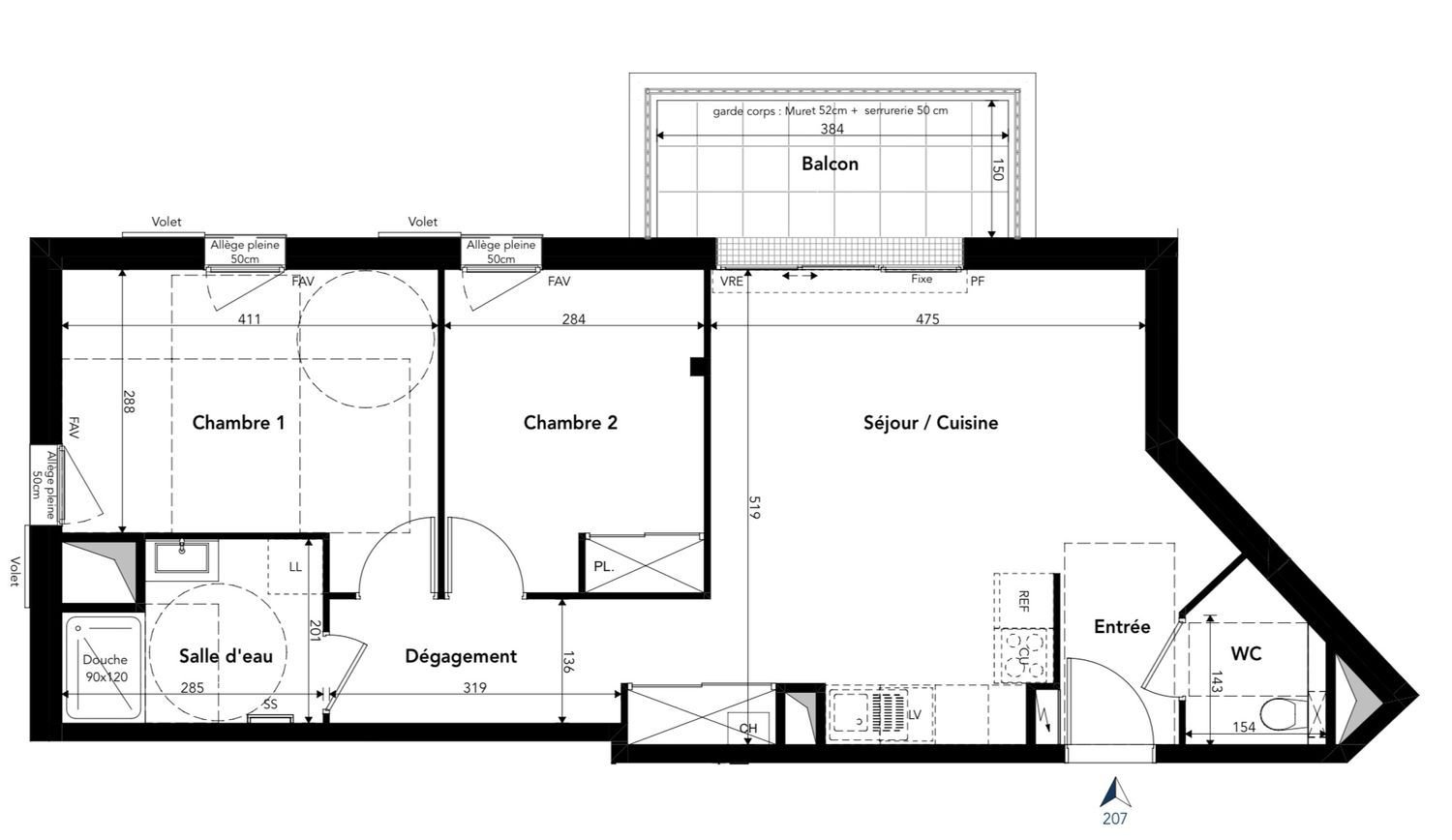 Appartement à vendre, 61m², Les Sables-d'Olonne