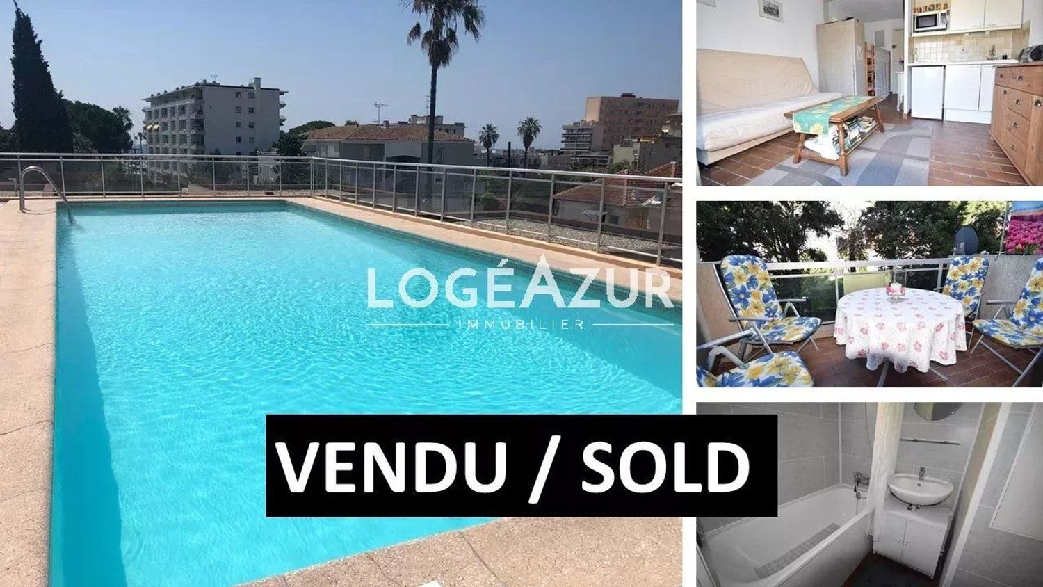 Appartement à vendre, 19m², Vallauris