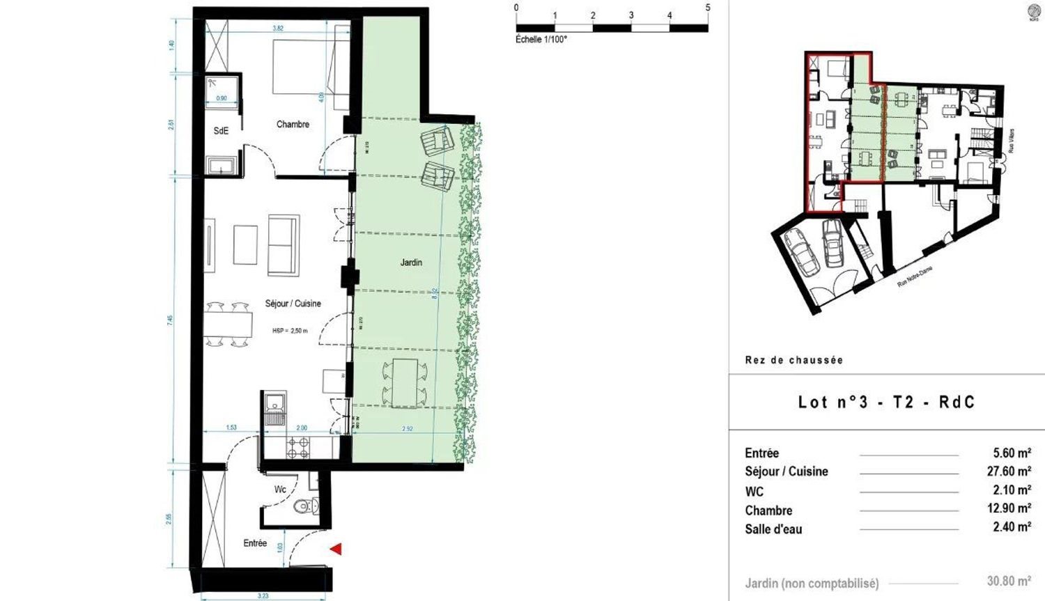 Appartement à vendre, 50m², Nîmes