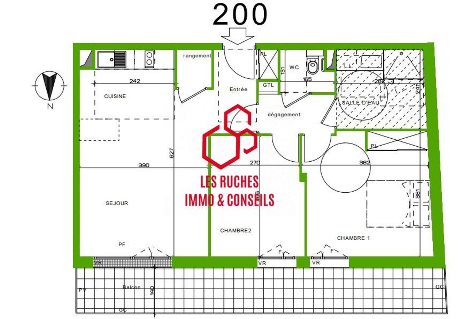 Appartement à vendre, 63m², Villepinte