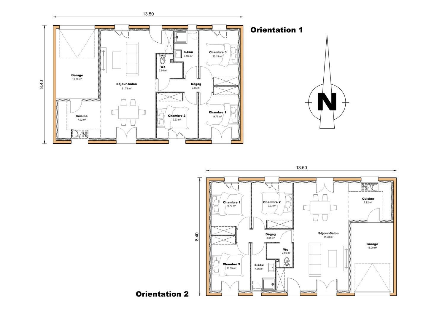 Maison à vendre, 80m², Vazerac