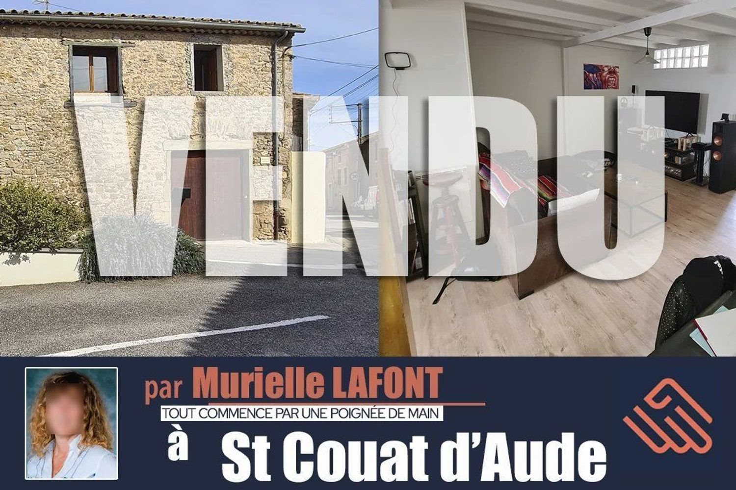 Maison à vendre, 60m², Saint-Couat-d'Aude