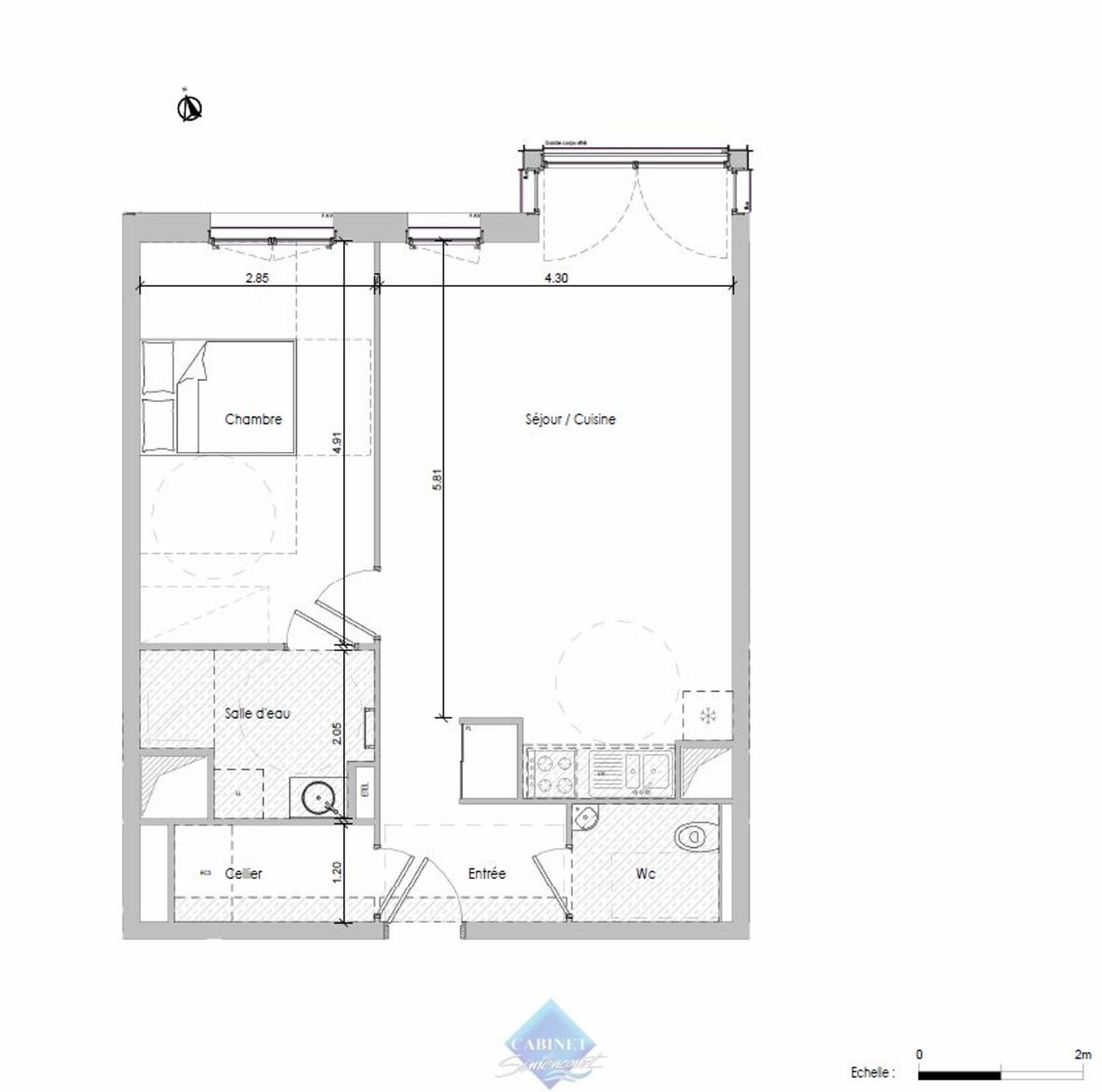 Appartement à vendre, 58m², Le Tréport