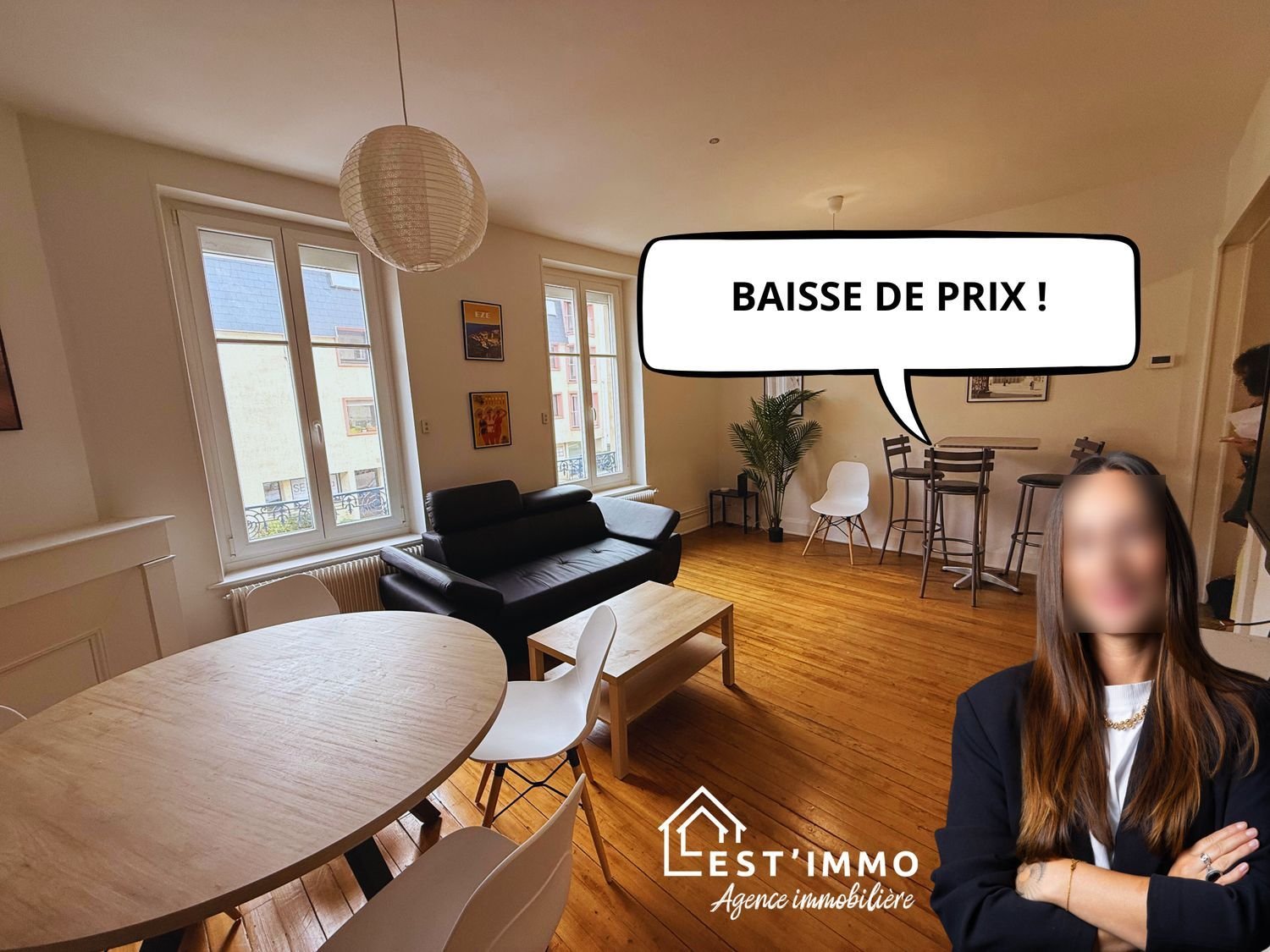 Appartement à vendre, 84m², Nancy
