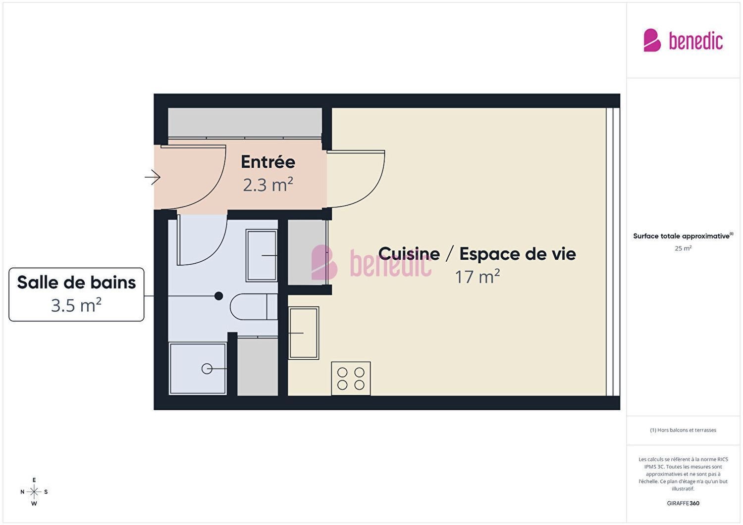 Appartement à vendre, 24m², Montigny-lès-Metz