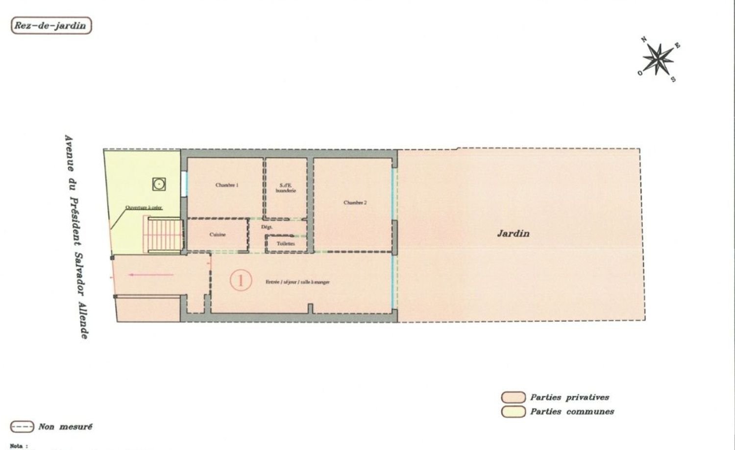 Appartement à vendre, 97m², Montreuil