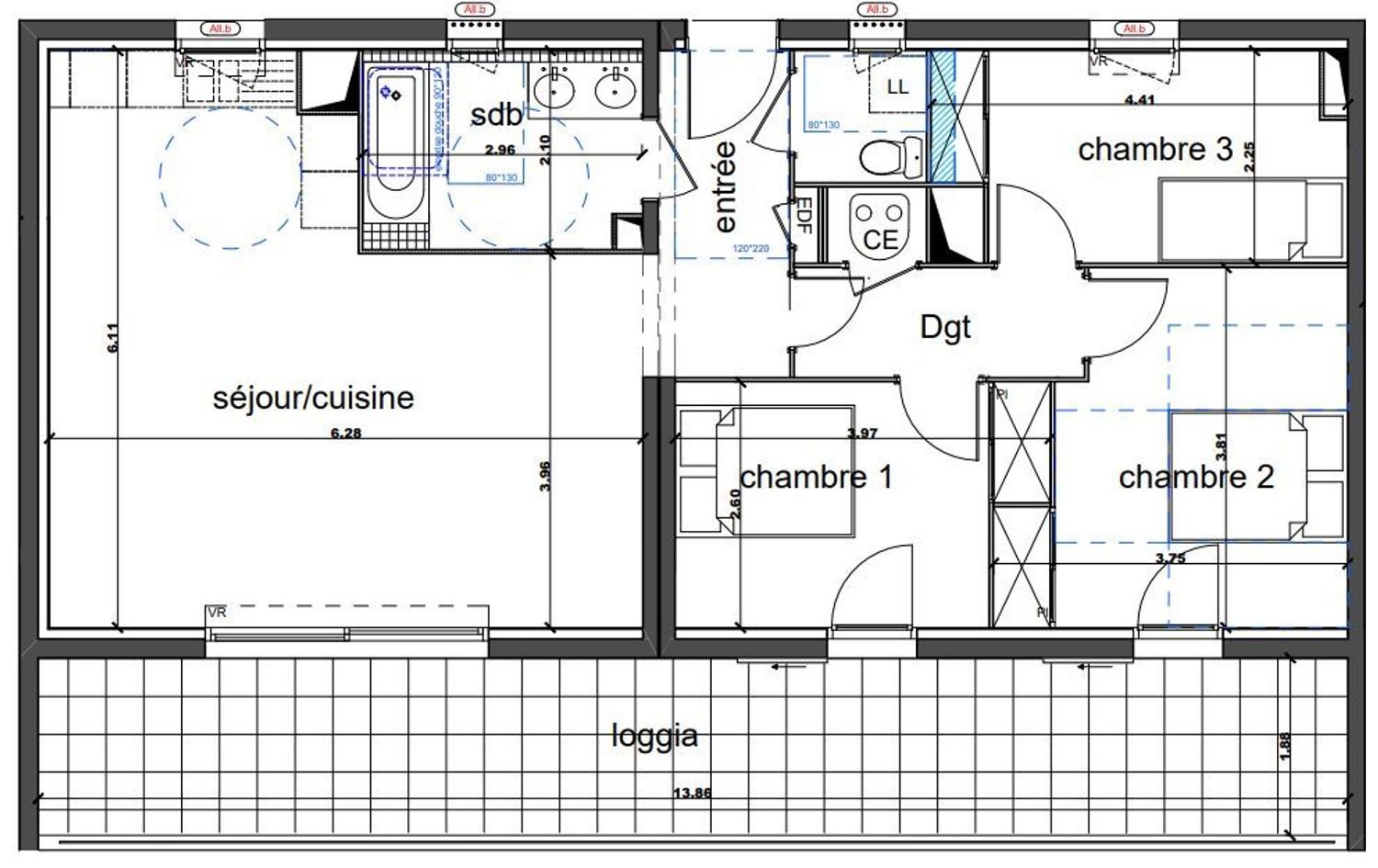 Appartement à vendre, 79m², Nîmes