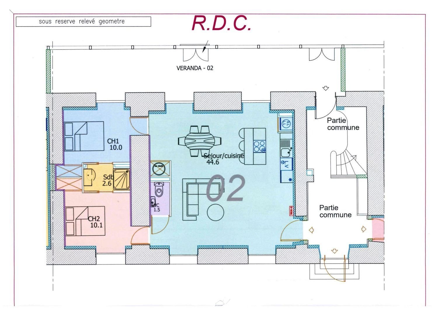 Appartement à vendre, 68m², Breuillet