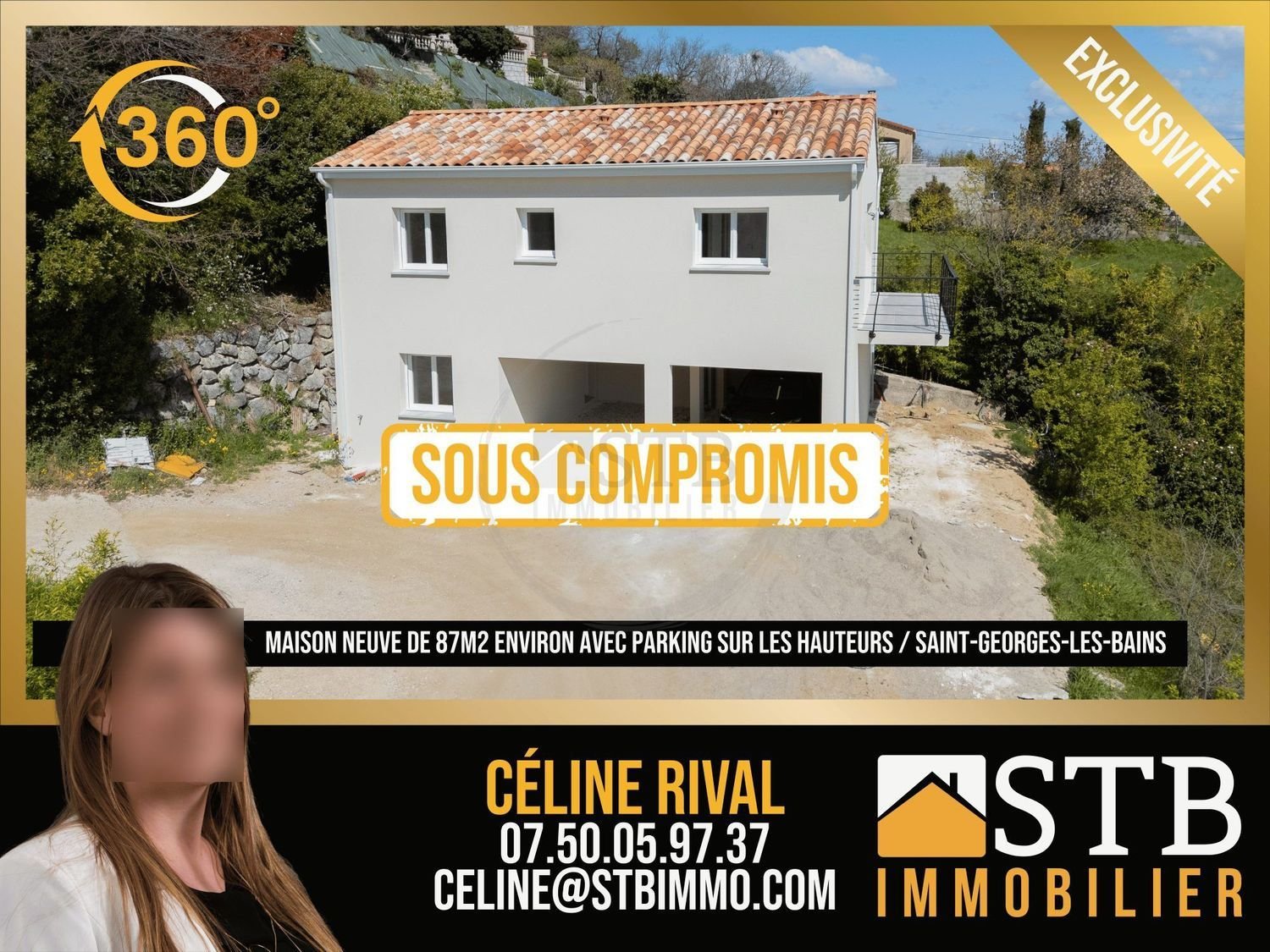 Maison à vendre, 87m², Saint-Georges-les-Bains