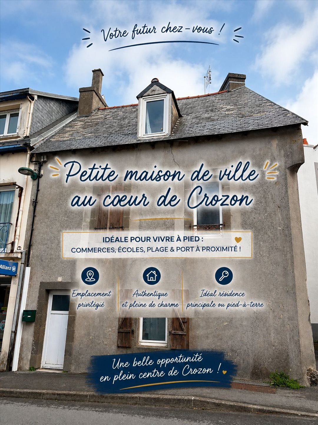 Maison à vendre, 77m², Crozon