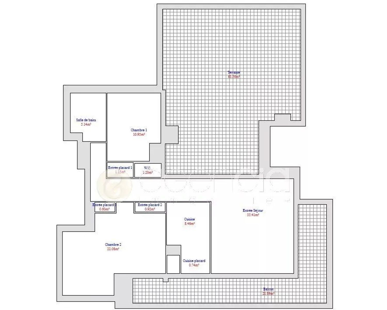 Appartement à vendre, 86m², Grasse