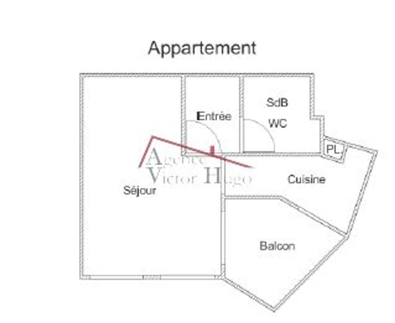 Appartement à louer, 29m², Rueil-Malmaison