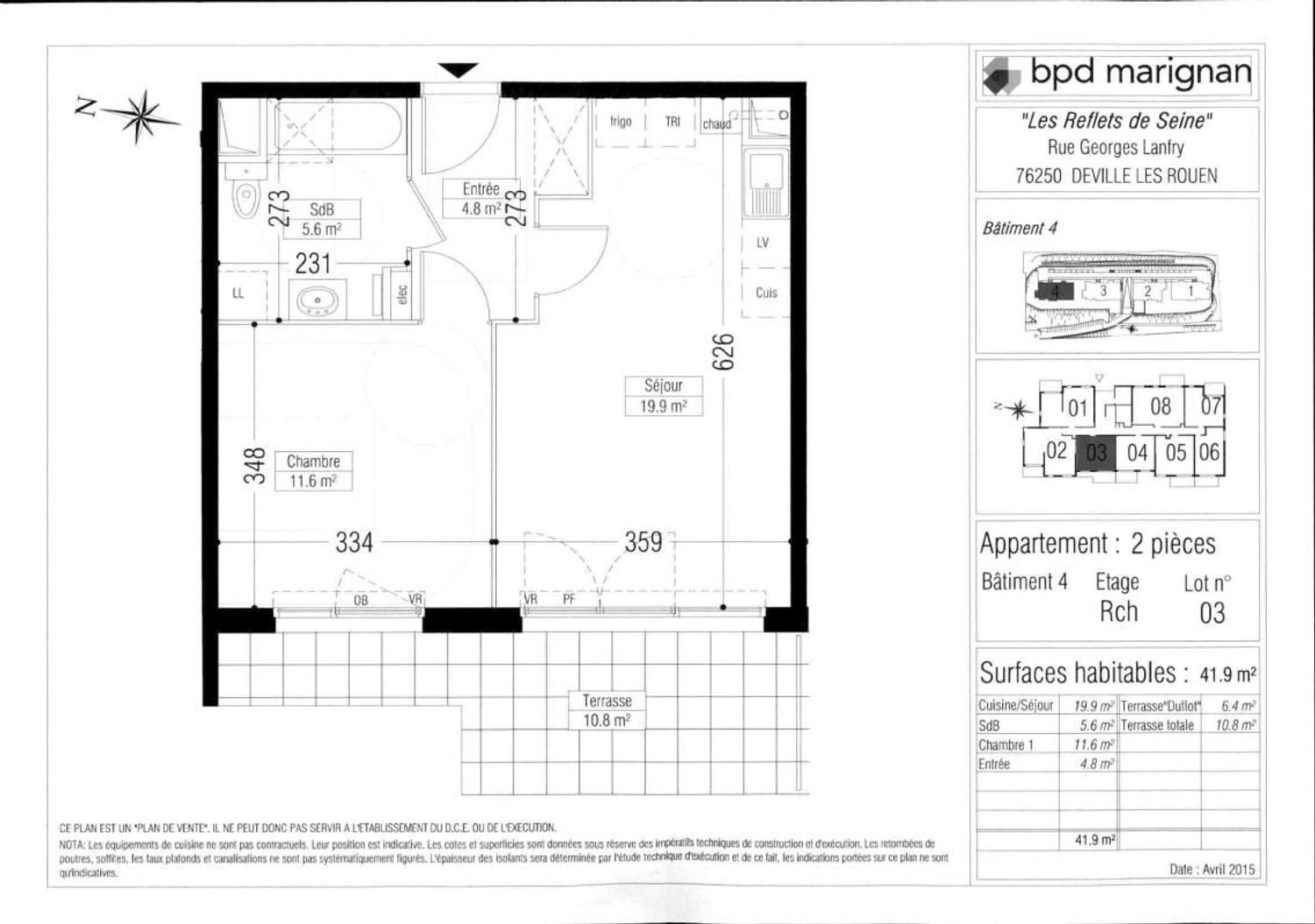 Appartement à louer, 41m², Déville-lès-Rouen