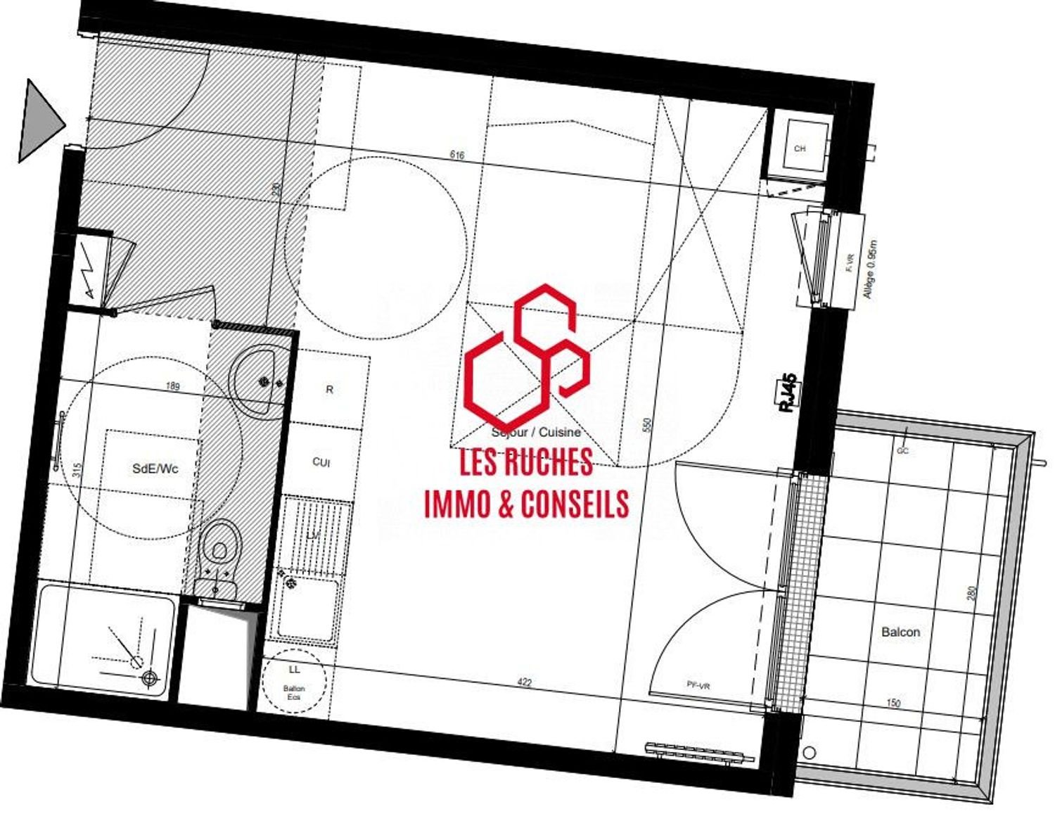 Appartement à vendre, 32m², Limay