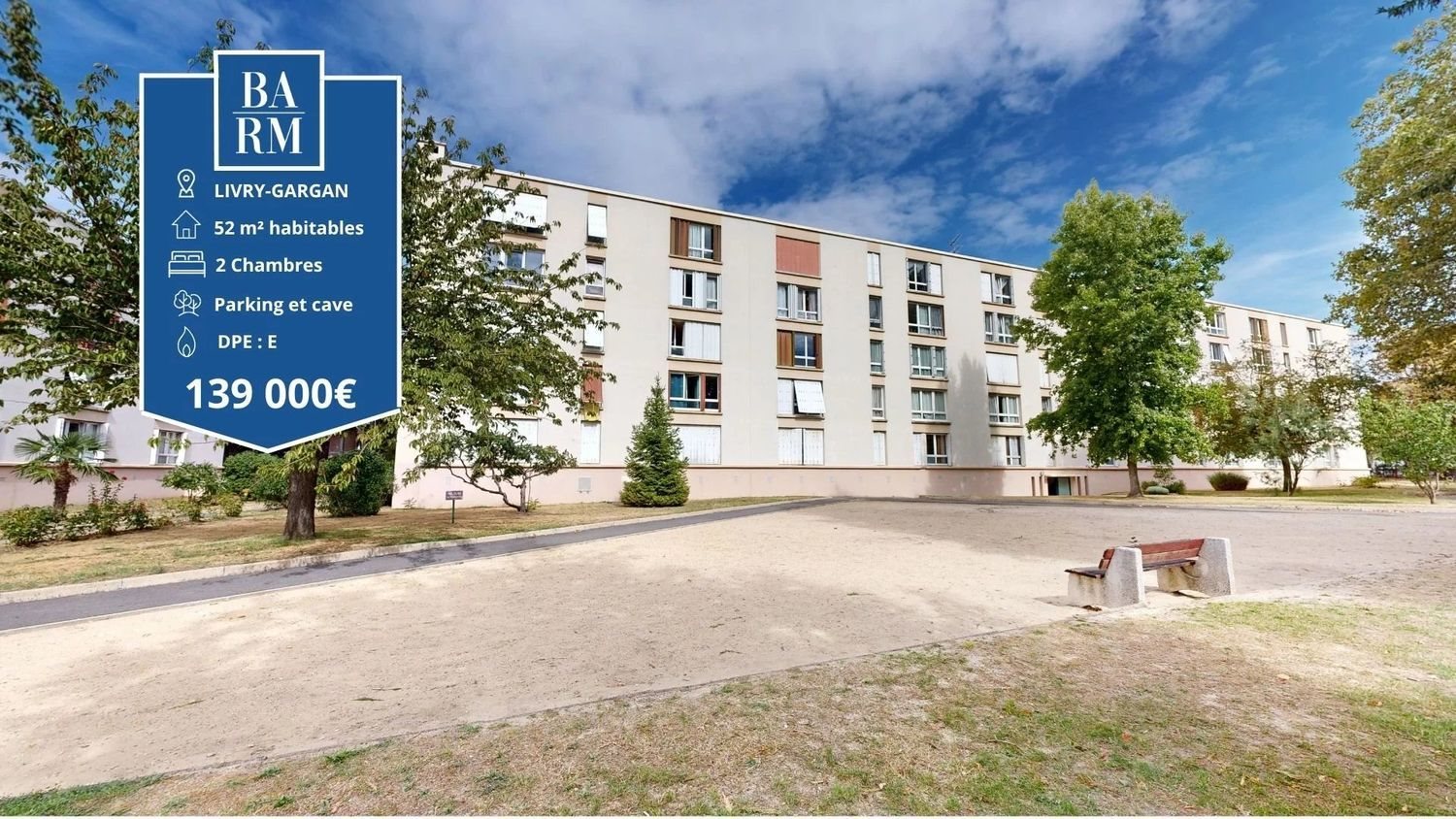 Appartement à vendre, 52m², Livry-Gargan