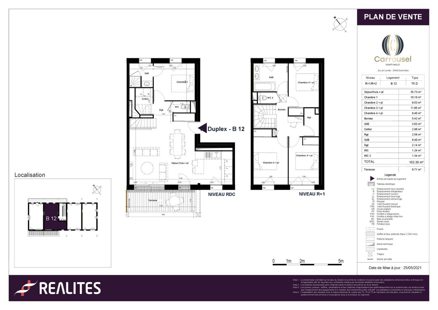 Appartement à vendre, 102m², Saint-Malo