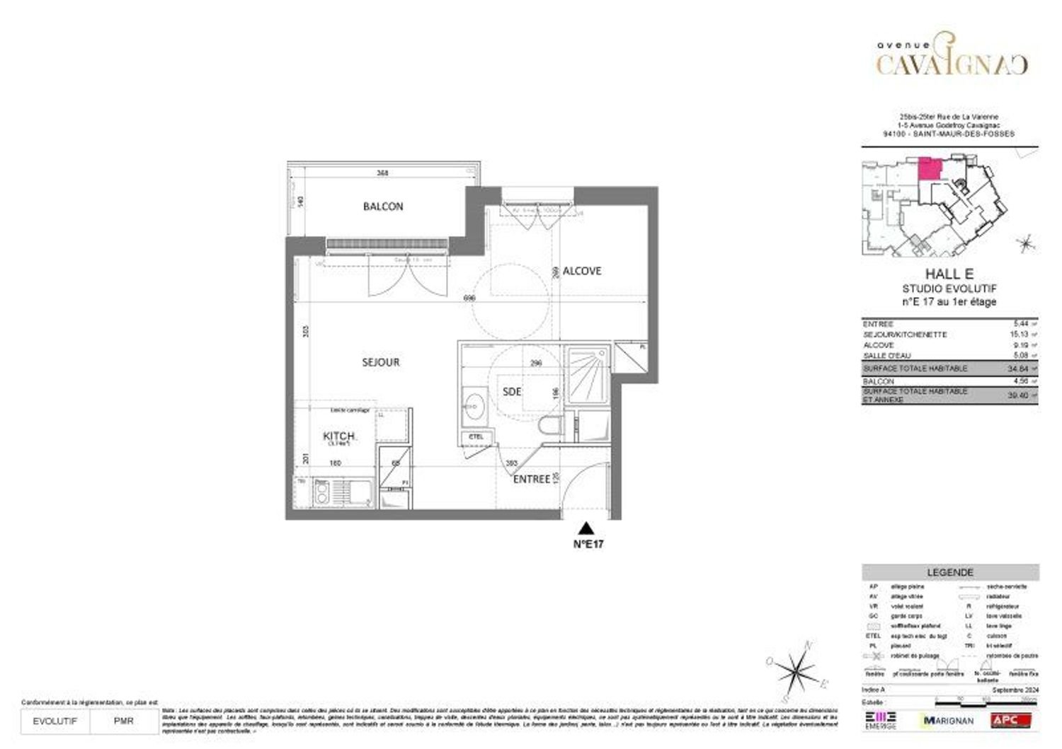 Appartement à vendre, 35m², Saint-Maur-des-Fossés
