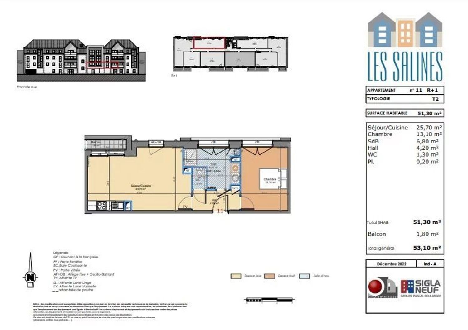 Appartement à vendre, 51m², Berck