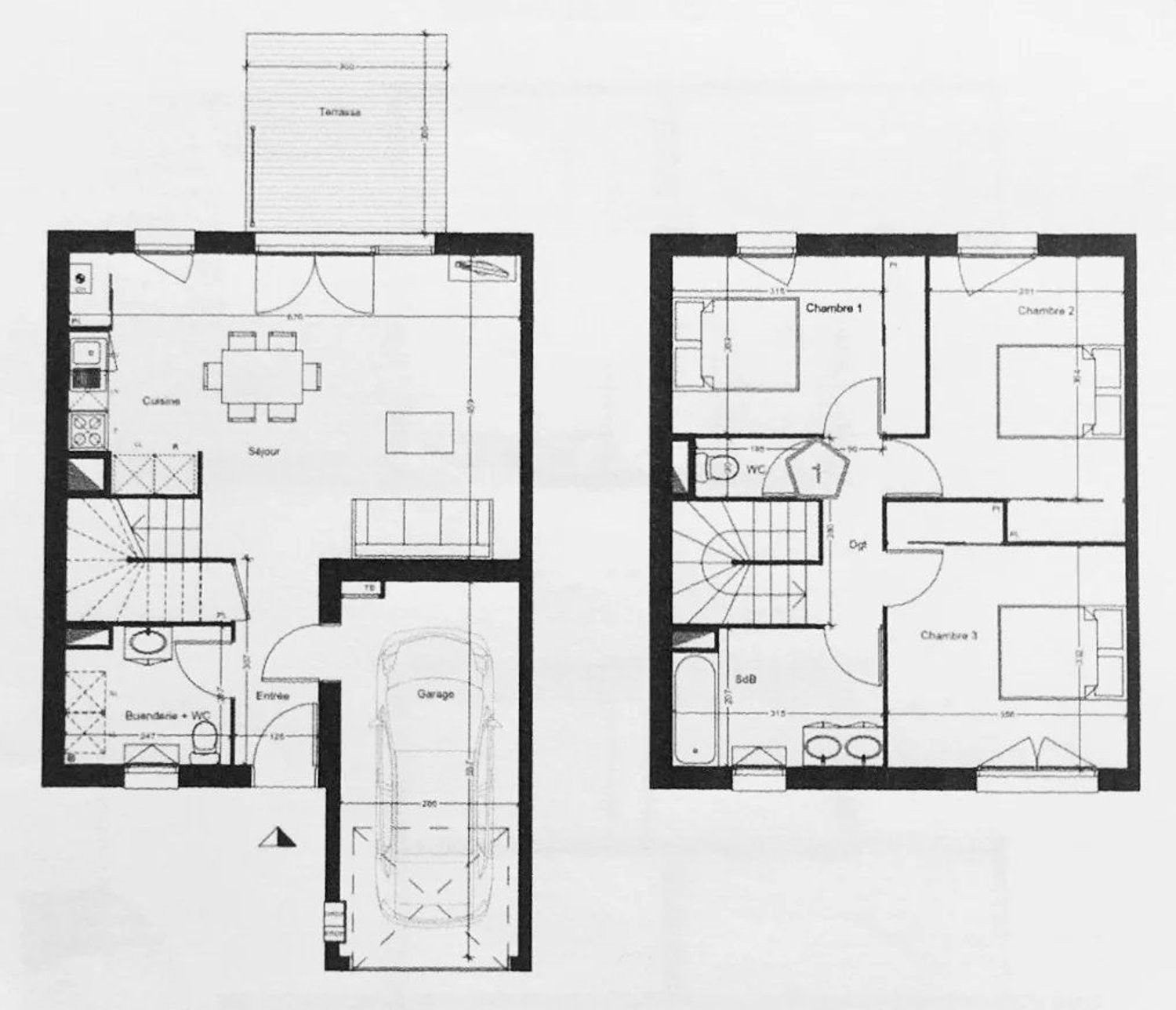 Maison à vendre, 84m², Mondonville