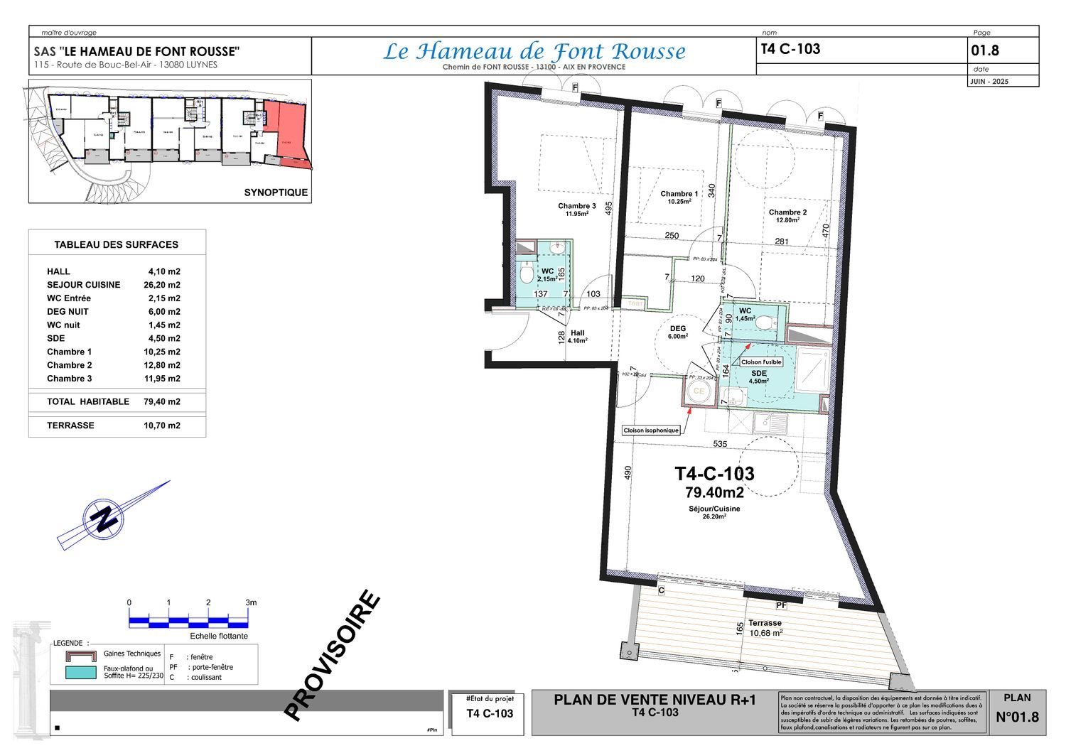 Appartement à vendre, 79m², Aix-en-Provence