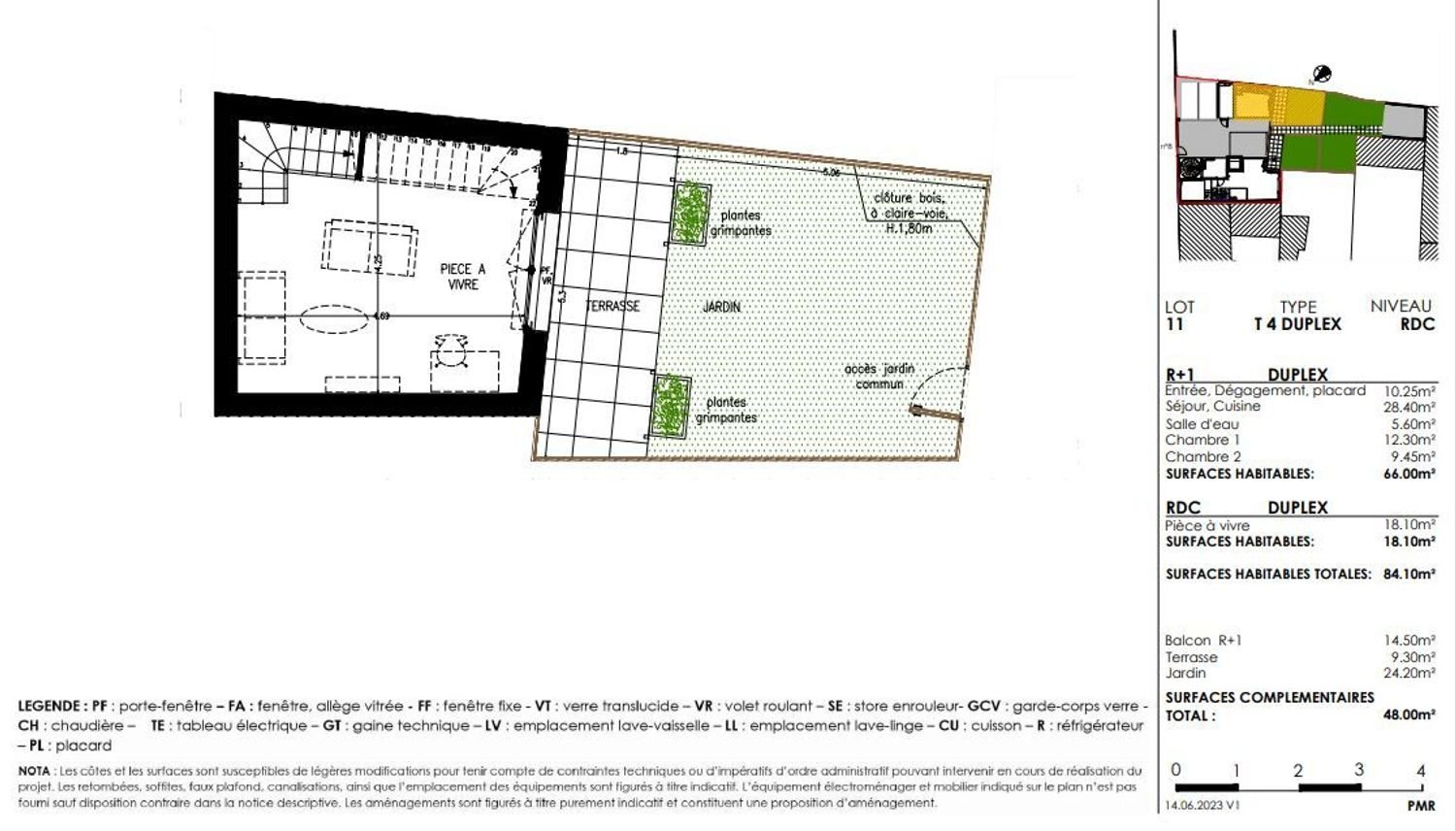 Appartement à vendre, 84m², Montreuil