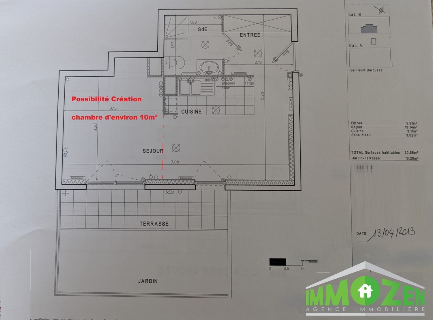 Appartement à vendre, 31m², Limeil-Brévannes